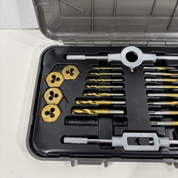 MIBRO 301360 Tap Die and Drill SAE Set, 25 Pieces Missing 1 - Picture 2 of 8